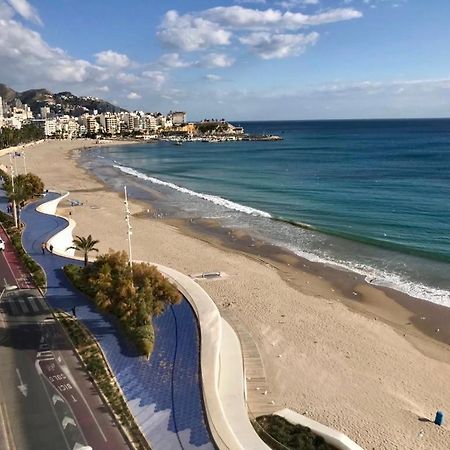 Los Fernandos, 1St Line Beachfront Poniente, 2 Bedroom Apartment Ocean Terrace Benidorm Dış mekan fotoğraf